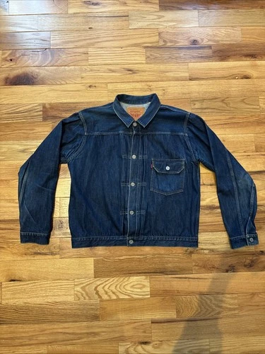 Levi Strauss & Co. LVC Lot 506XX Blue Jean Jacket Men’s Large Button Pockets - product listing photo