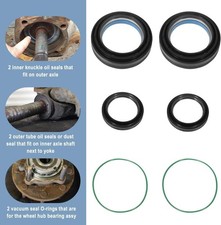Front Axle Knuckle Tube Seal Kit For Ford Super Duty F250 F350 F450 Excursion Front Axle Knuckle Tube Seal Kit For Ford Super Duty F250 F350 F450 Excursion