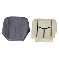 Front Driver Side Bottom Replacement Seat Cover Cloth Dark Gray and Bottom