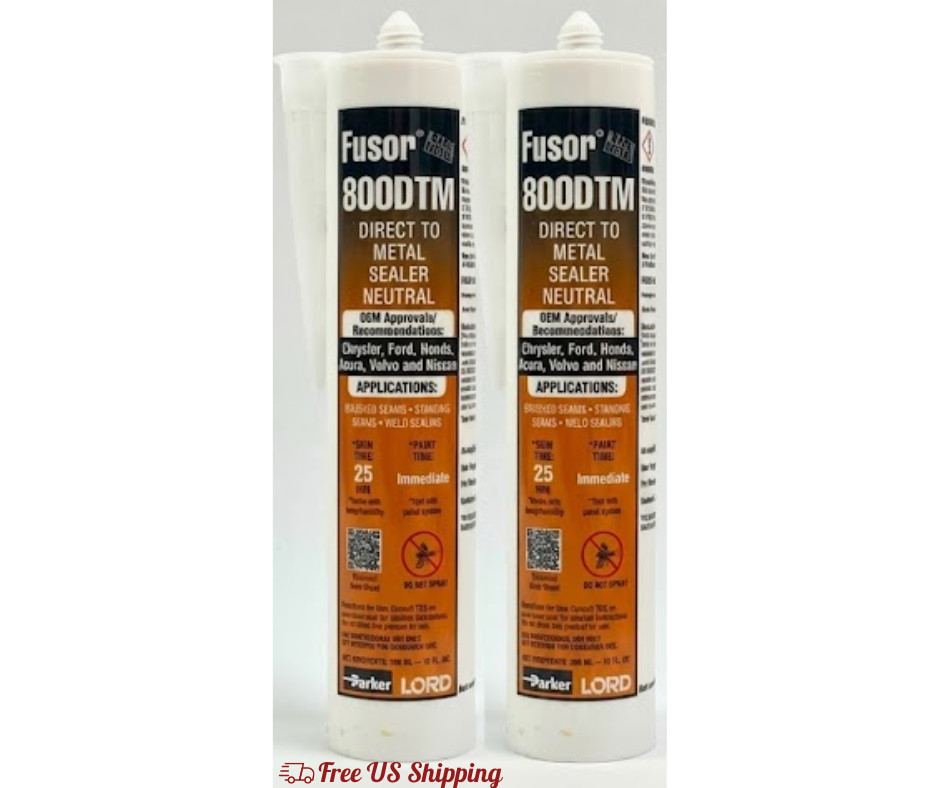 Lord Fusor 800DTM Neutral Direct-to-Metal Seam Adhesive Sealer 10 oz 2-pk. Available Now for $28.00