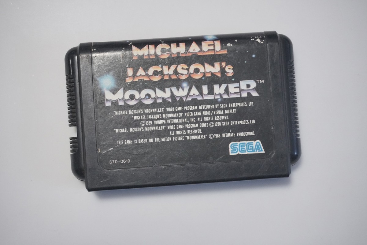 Sega Mega Drive Michael Jackson's Moonwalker Japan MD game US