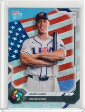 2026 Topps Now AARON JUDGE World Baseball Classic Team USA Logo Refractor #USA01