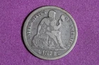 Estate Find 1873 ARROWS Seated Liberty Dime #K59800