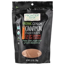 Organic Fairtrade Ceylon Cinnamon, 5.57 oz 158 g 