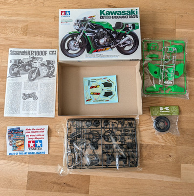 Tamiya 1412 Kawasaki KR1000F Endurance Racer Maßstab 1:12 Modell versiegelte Tüten AC