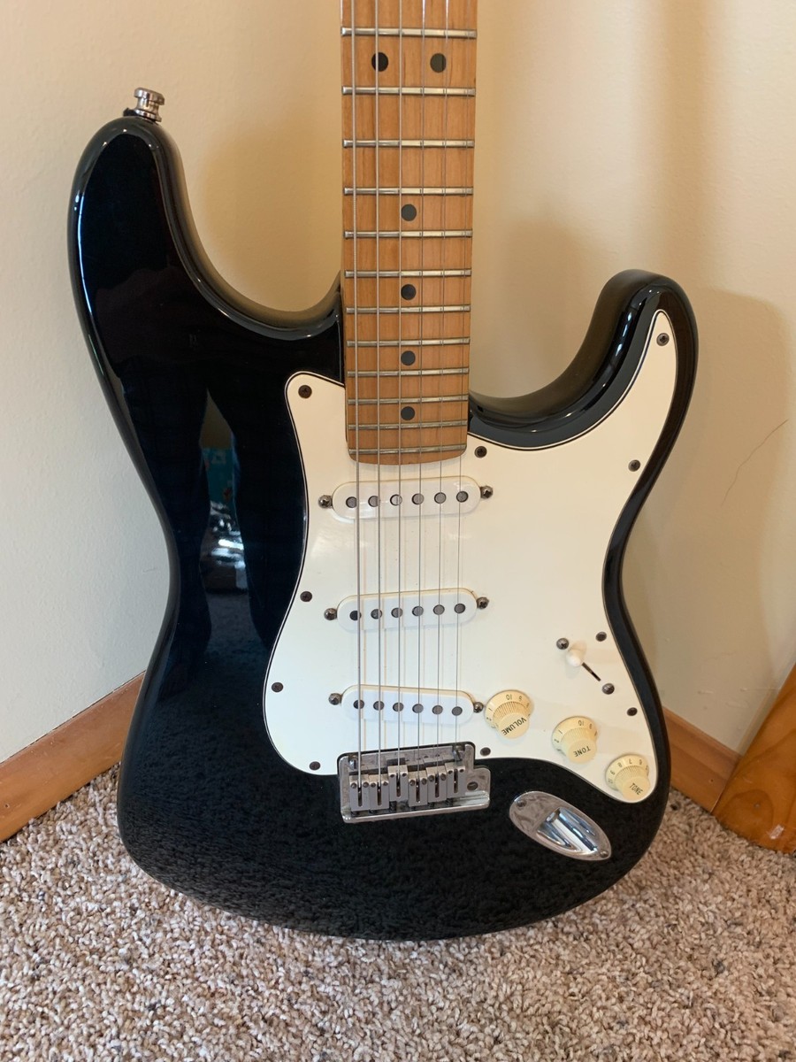 Fender 1995 Stratocaster USA Alder black and maple | eBay