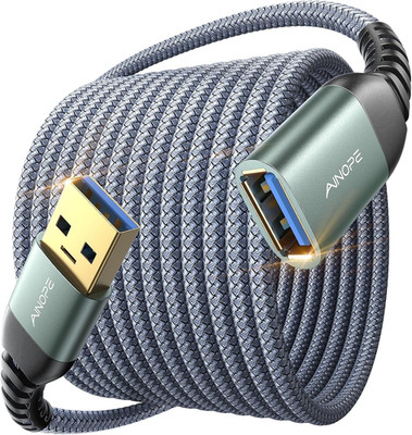 USB Extension Cable 10FT,USB Extender,Usb 3.0 Extension Cable, Male to Female Co