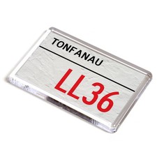 FRIDGE MAGNET - Tonfanau LL36 - UK Postcode