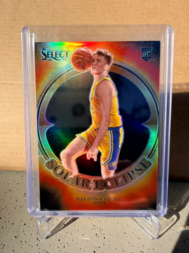 2024 Panini Select Dalton Knecht Solar Eclipse Case Hit! RC #5 Lakers Rookie