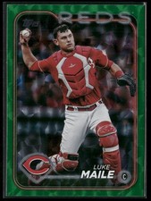 2024 Topps Update #US167 Luke Maile Green Crackle Foilboard #/499