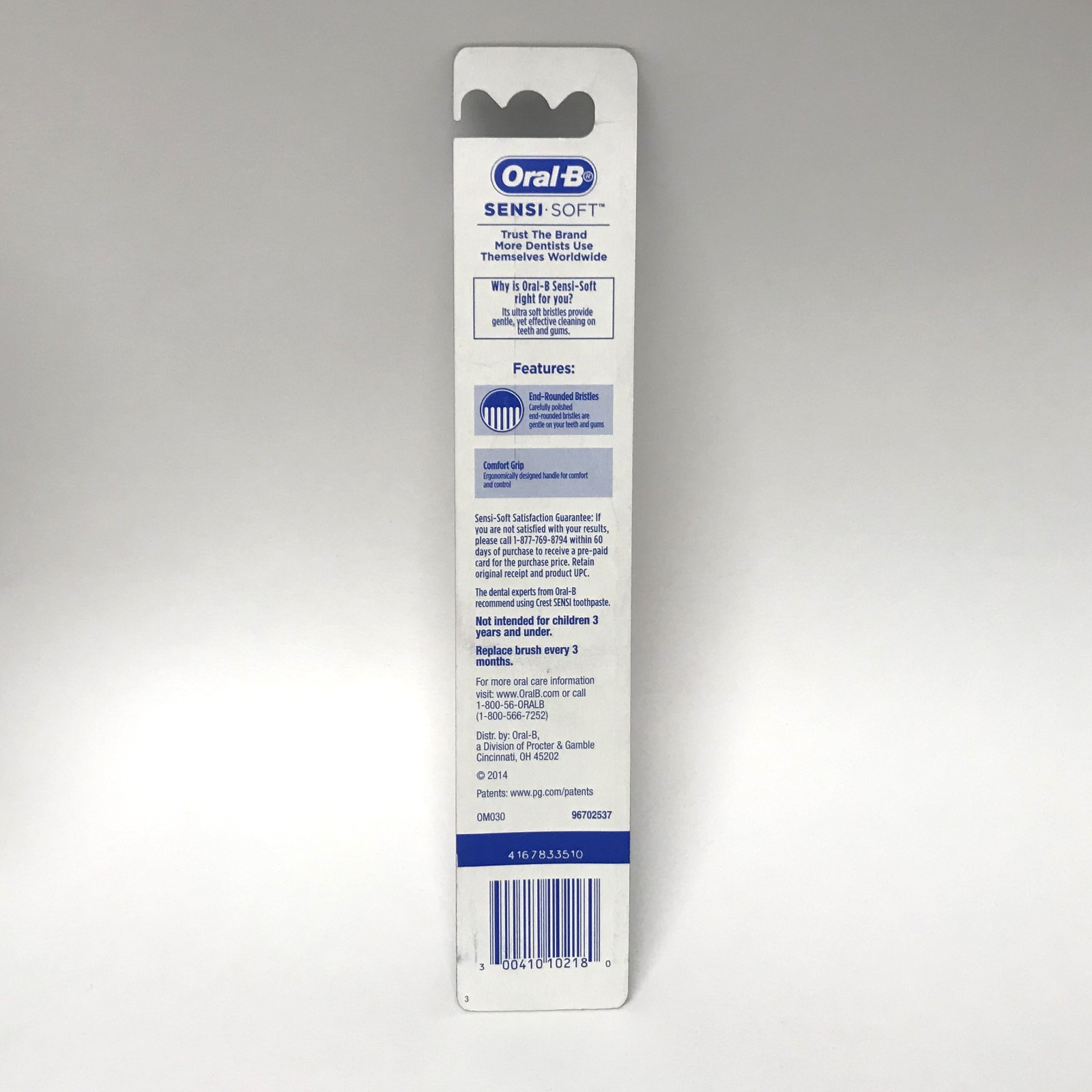 Oral-B Oral B Sensi-Soft Ultra Soft Toothbrush, US Bristles | Multiple Colors