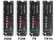256G 512G NVMe M.2 Hard Drive PCle 3.0 Intern...