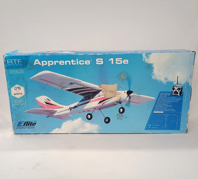 RTF E-Flite 3100 Apprentice S 15e 1:5 RC Airplane White Red Hobby Horizon NIB
