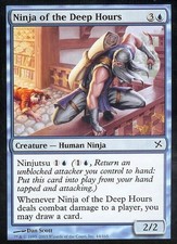 Ninja of the Deep Hours - Medium Play MTG Betrayers of Kamigawa
