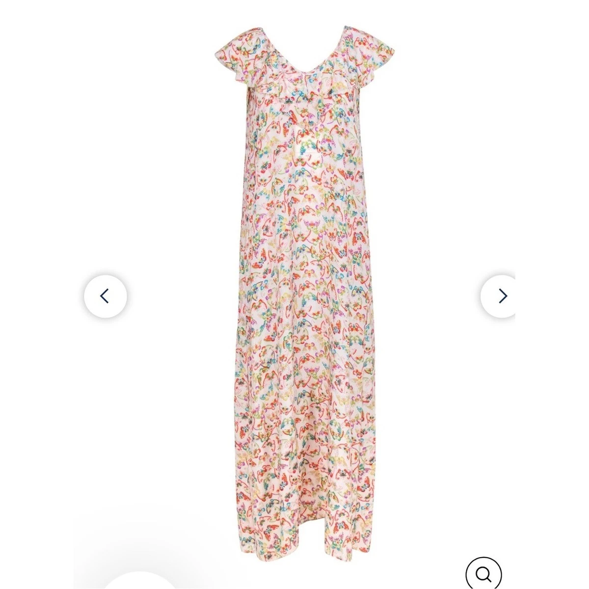 silk laundry butterfly dress Aurelia Silk Dress