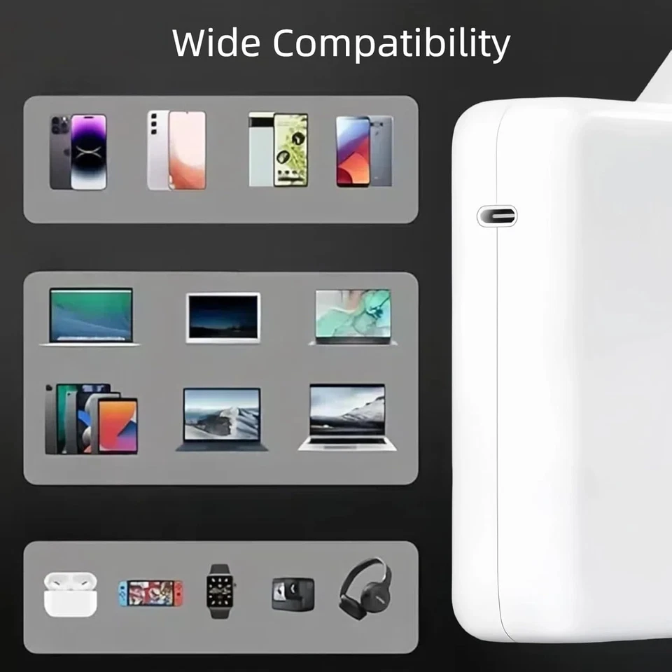 96W USB C Super Fast Charger, Replace Mac Book Pro 100W The power adapter, for M - Image 3 of 4