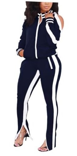 TOPONSKY Women Casual 2 Piece Outfit Long Pant Set Sweatsuits Tracksuits