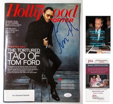 Tom Ford Fashion Designer Signed HOLLYWOOD REPORTER Magazine EXACT Proof JSA COA