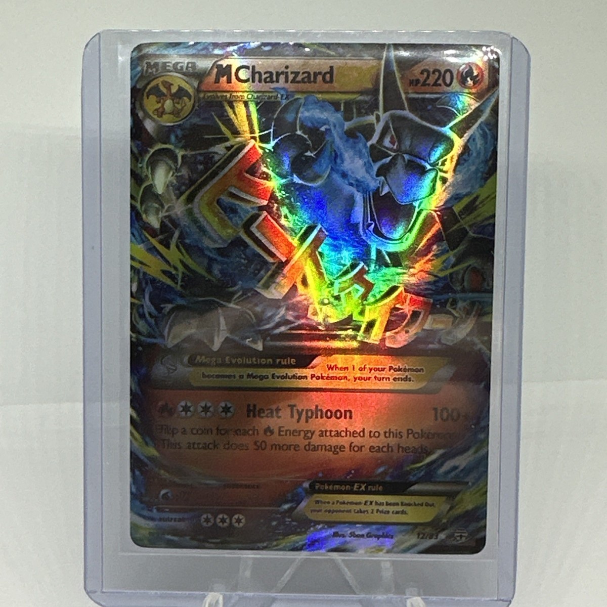 Pokémon TCG Mega M Charizard-EX Holo Ultra Rare Card 12/83 LP | eBay
