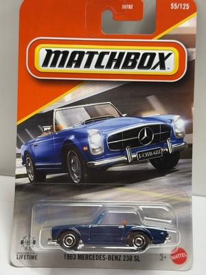 2026 Matchbox 1963 MERCEDES-BENZ 230 SL 55/125 Blue | eBay