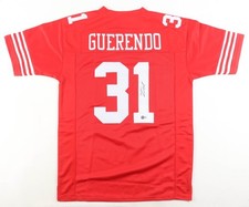 ISAAC GUERENDO Signed San Francisco 49ers Custom Jersey (Beckett Authenticated)