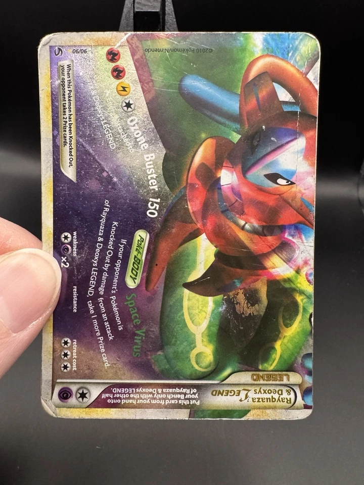 Pokémon Rayquaza & Deoxys Legend (Bottom) 90/90 Undaunted Holo HP - Image 2 of 3