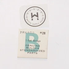 Bulova 7BKACD Watch Setting Lever Spring Set Bridge Watchmaker New (C19R4)