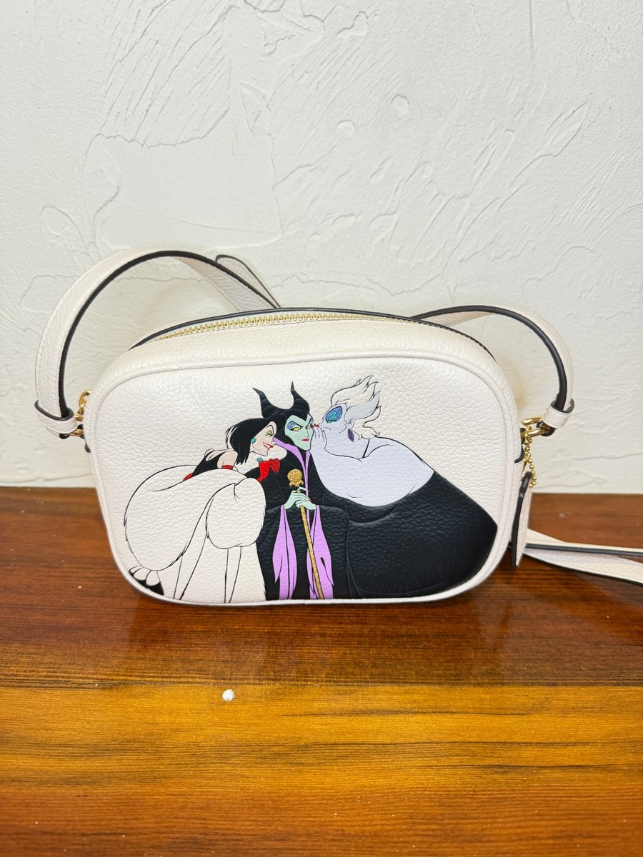 新品　未使用　COACH×Disney ボディバッグ Disney X Coach Mini Jamie Bag Villains Motif Ursula Maleficent