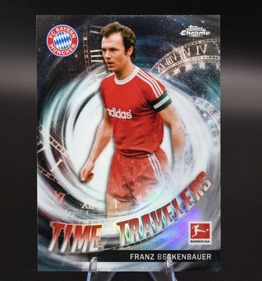 2023-24 Topps Chrome Franz Beckenbauer Time Travelers Bundesliga Bayern Germany