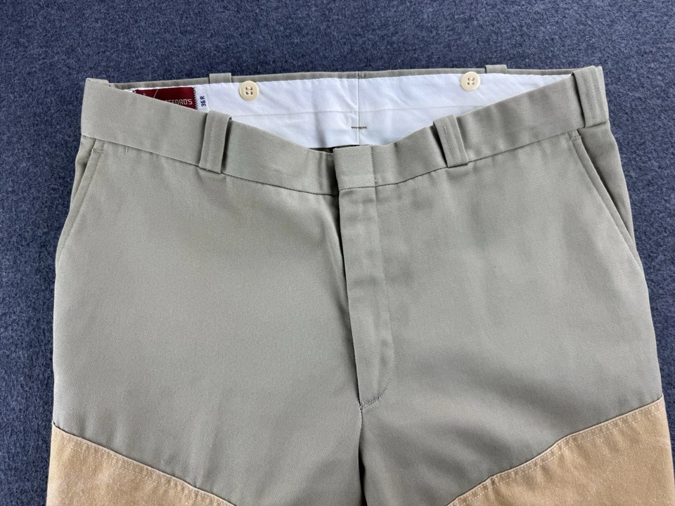 Vintage 80s Double Knee Hunting Pants Stafford's Thomasville GA Size 36x31 - Image 2 of 4