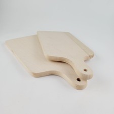 WOODEN BOARDS FOR CUTTING OF WOOD BEECH 39 cm LONG, SET OF TWO