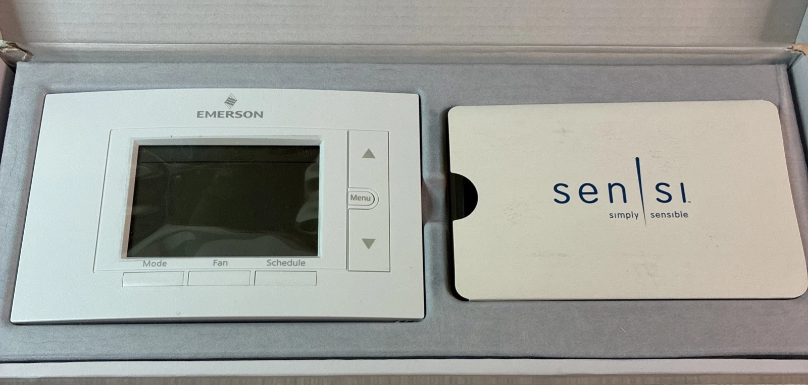 Emerson Sensi ST55 WiFi Smart Thermostat 1F86U-42WF Open Box Alexa Google MINT