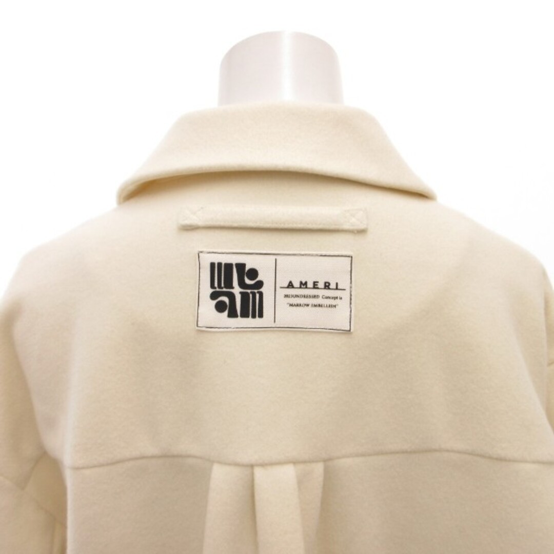 Ameri Vintage Half Coat Double Button Melton F Wh… - image 6