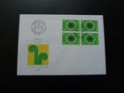 Basel green week FDC Switzerland 1980 (block of 4)