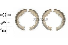 TEXTAR Bremsbackensatz 91040100 für ASIA MOTORS KIA MAZDA
