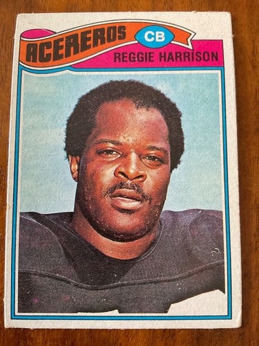 Reggie Harrison #522 1977 Topps Mexican card