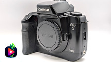 Near Mint Canon EOS-5 QD 35mm SLR Film Camera Body Only w/o eyecup Japan 223