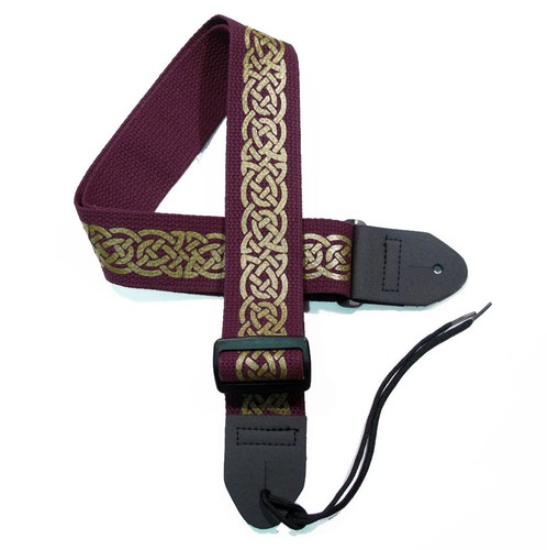 Celtic Guitar strap with Celtic Knot #1 in many different color combinations - Picture 10 of 18