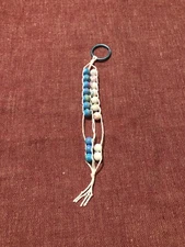 Sliding Row Counter for Knitting & Crochet, Glass Beads, Keychain Fob Style