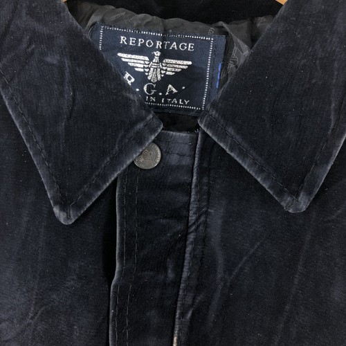 REPORTAGE RGA Velour Jacket Made in Italy Men's L size /eaa509759 - Picture 6 of 11