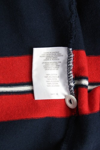 Gant Sweatshirt Men XL Pullover Rugby Striped Polo Collar - Picture 7 of 9