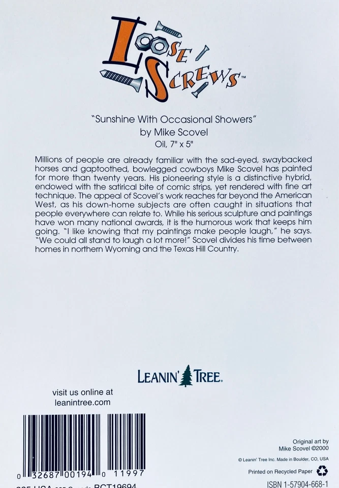 BABY Leanin Tree Congratulations Baby Greeting Card Stork Delivery NOS +✉ - Image 3 of 3