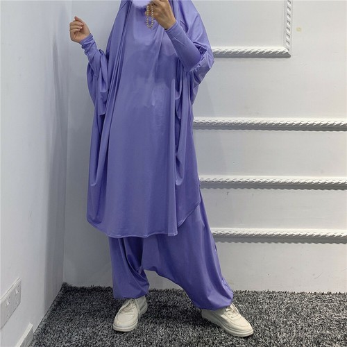Ramadán Mujeres Khimar Vestido de Oración Kaftán Niqab Vestido Árabe Disfraces Islámicos - Imagen 122 de 315