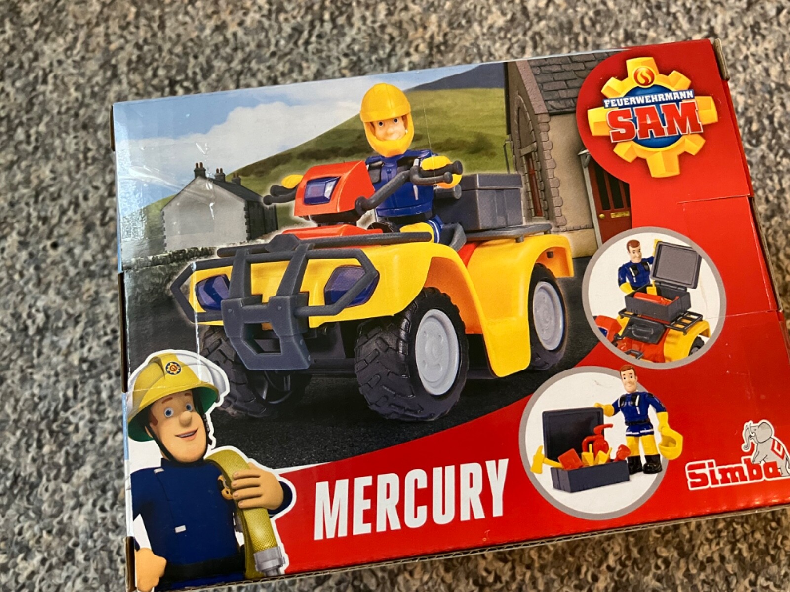 Thumbnail - Feuerwehrmann Sam Mercury Quad Mit Figur, Ungeöffnet Neu