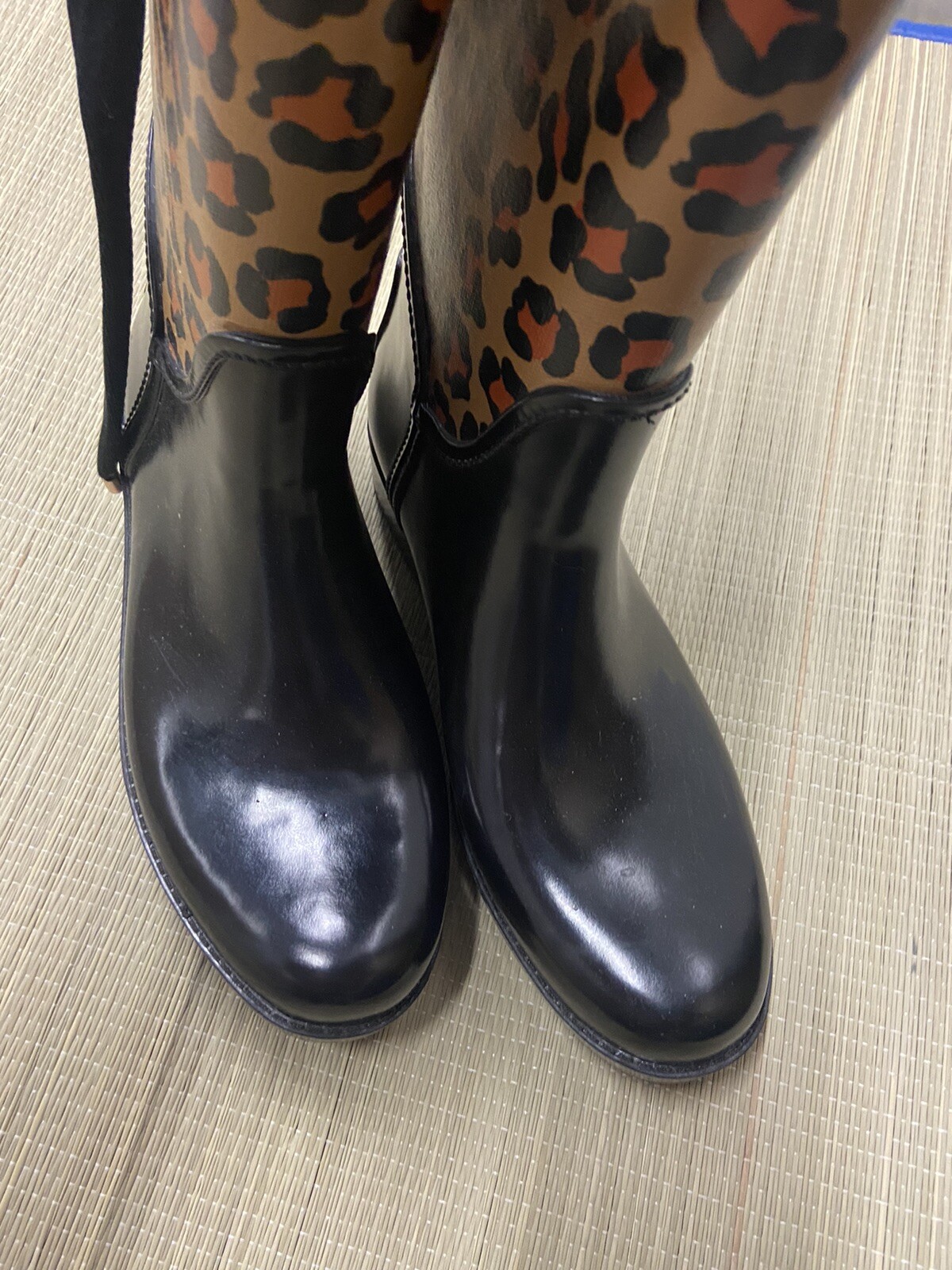 coach tristee rain boots size 8