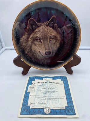 Wolf Plate ''EVENING TWILIGHT''   Profiles of Night Collection by Peter Kull   S4