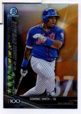 2017 Bowman Chrome REFRACTOR Baseball Scouts Top 100 #BTP-37 Dominic Smith