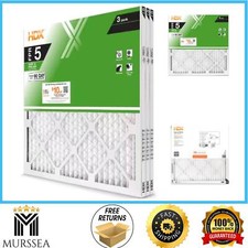 24 x 24 x 1 Standard Pleated Air Filter FPR 5, 3-Pack, Air Filters Replacement