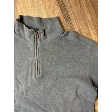 Polo Ralph Lauren Boys Gray Mock Neck Long Sleeve Sweater Size XL 20