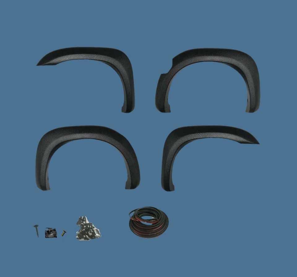 Conjunto de alargadores de para-lama estendidos texturizados Nissan Titan 2004-2015 sem caixa de bloqueio - Imagem 3 de 4